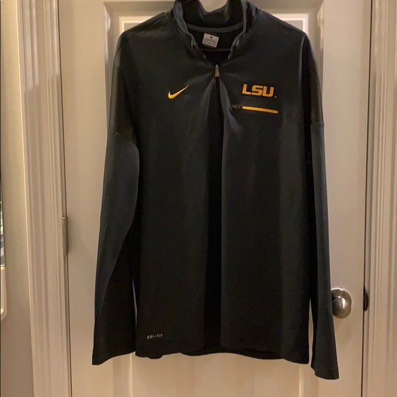 Nike Other - Men’s Nike LSU quarter zip jacket - dri-fit